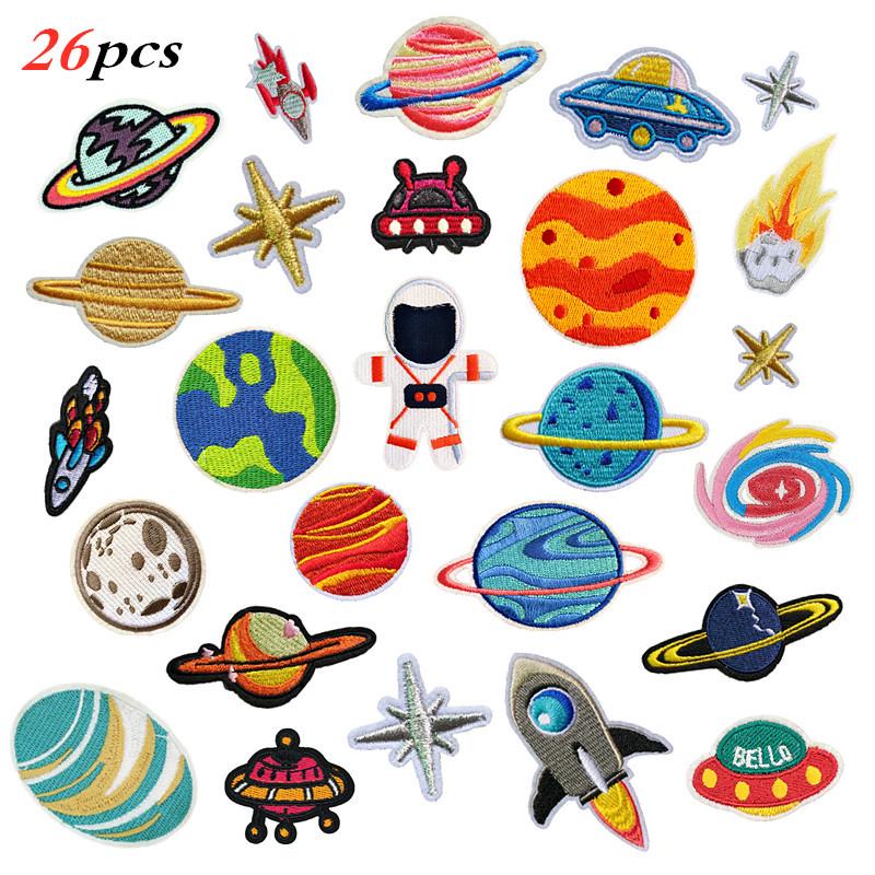 Star Combo Felt Embroidery Patch for Clothing Repair