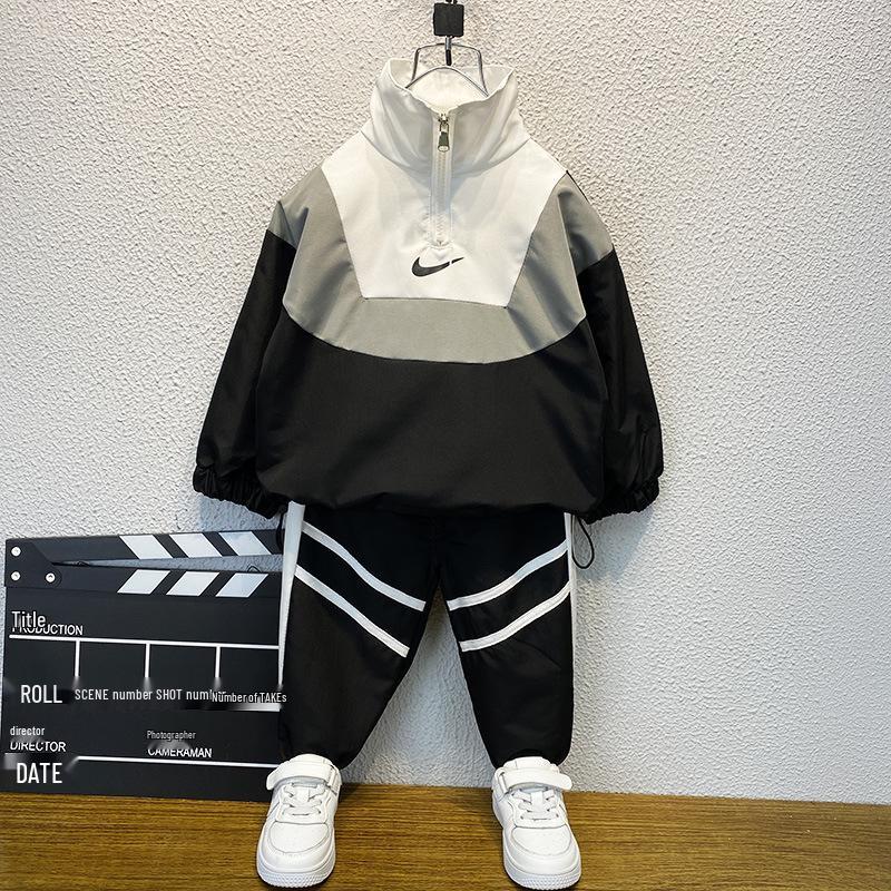 

Трендовые наряды для братьев и сестер в корейском стиле: 2024 Повседневная весенне-летняя одежда для мальчиков и девочек 110 cm