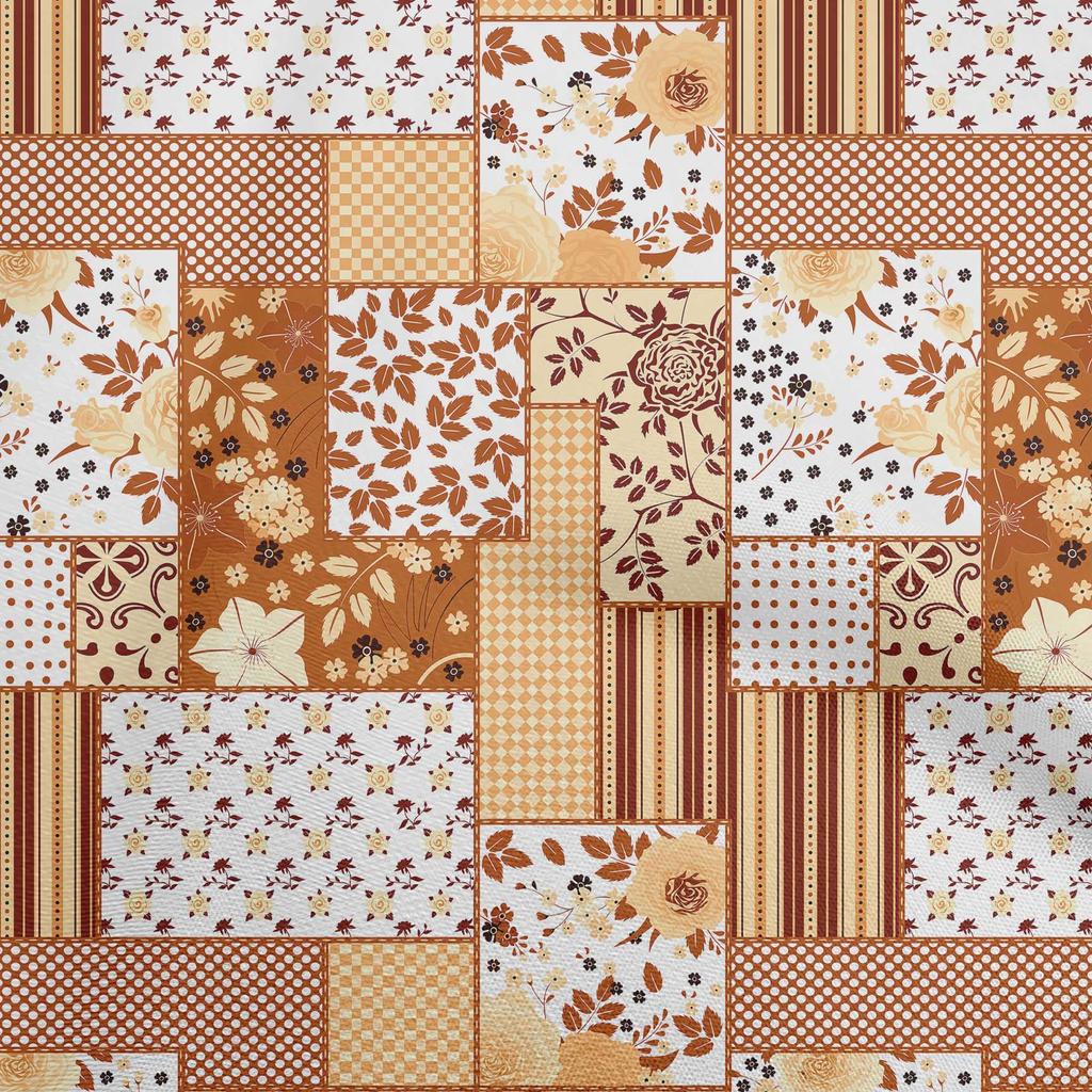 oneOone Cotton Flex Bläulich-Violett-Stoff mit Blumenmuster, Nähstoff Meterware, bedruckt, DIY-Kleidung, Nähzubehör, 101,6 cm