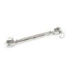 1Pcs M5-M24 Closed Body Turnbuckle Silver 304 Stainless Steel Wire Rope Tensioner Closed Body Jaw Jaw Stainless Steel Turnbuckle