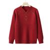 2025 Eleganter Roter Winterpullover für Mama