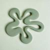 Irregular Flower Shape Coasters Skid Insulation Cup Mat Antiskid Pat Reusable Kitchen Dishes Accessories Table Protector