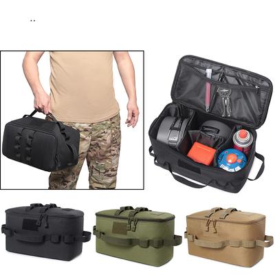 Outdoor Camping Gas Tank Storage Bag Large Capacity Ground Nail Tool Bag Gas Canister Picnic Cookware Utensils Kit Bag