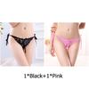Sexy G-string T Panties Female Underwear Lace Thongs Women's Pants Sexy Pearl panties Erotic Women Crotchless panties plus size