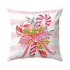 45X45Cm Pink Christmas Theme Pillowcase Bedroom Sofa Cushion Cover 100% Polyester Living Room Cushion Pillowcase Home Decor