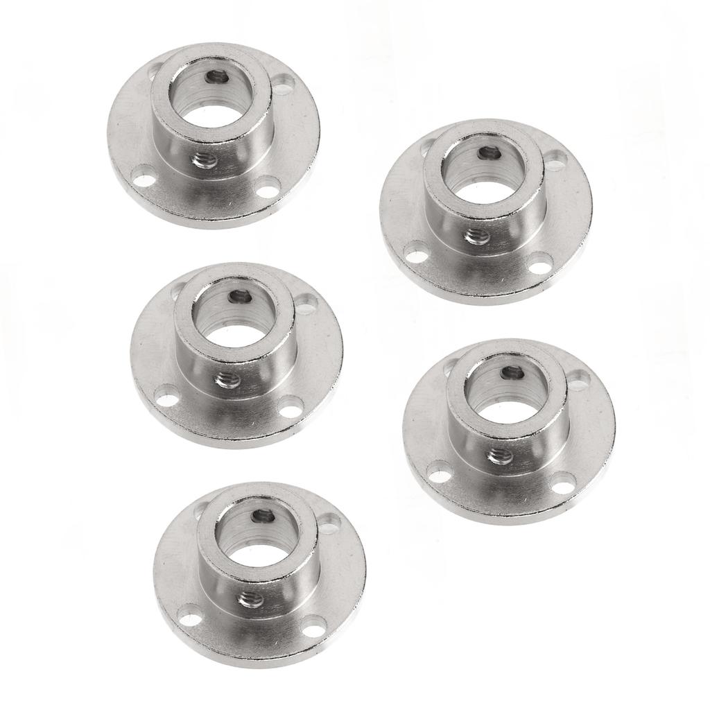 5 PCS Flange Coupling Connector Guide Shaft Support Coupler Fittings 12mm Inner Diameter