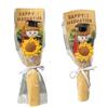 Artisanal Knitted Sunflowers Bouquets Long Time Fiber Art Celebration Decorations Gift For Grads And Special Event