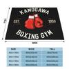 Hajime No Ippo Anime Blankets Coral Fleece Plush Summer Portable Lightweight Thin Throw Blanket for Bedding Couch Quilt