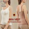 Flarixa Seamless Thermal Tank Top Women's Thermal Underwear Camisole With Cups Vest Warm Winter Clothing Comfort Thermo Lingerie
