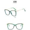 Women's glasses, large frame hollow TR90 glasses frame