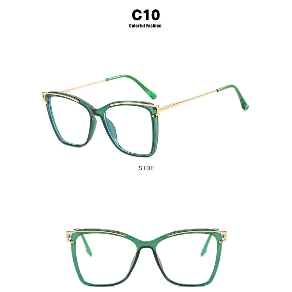 Women's glasses, large frame hollow TR90 glasses frame