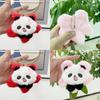 Vibrant Plush Panda Sunflower Bag Pendant Cozy Keychain Doll For Couples