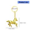 Horse Themed Keychain Zinc Alloy Bag Hanging Decoration Pendant For Everyday Reliability As Fashion Statement