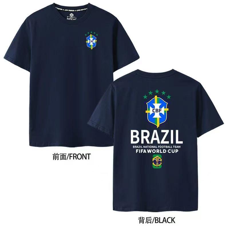 2026 World Cup Germany France Brazil Soccer Fan T Shirt Unisex Cotton Short Sleeve Supporter Tee