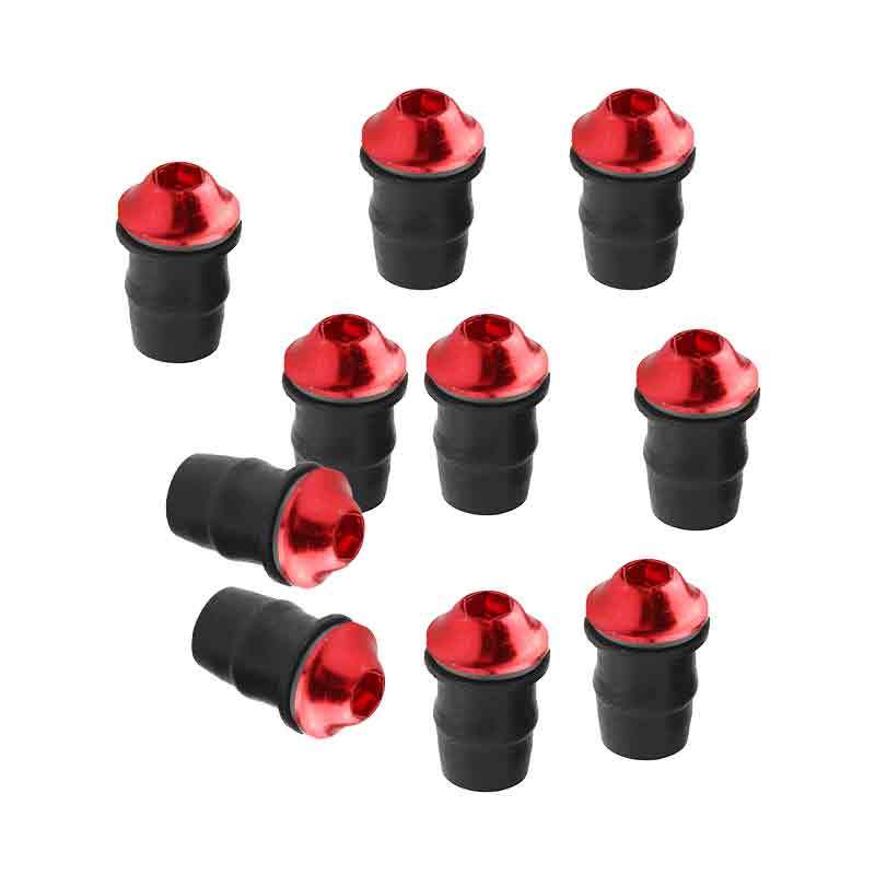 1 Set Red M5x16mm Windscreen Windshield Mounting Bolts Screws Kits Universal for Motorcycle Scooter Quad