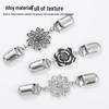 Vintage Diamond Scarf and Sweater Clip – Retro Alloy Brooch for Women