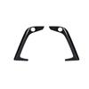 For Lexus RX 350 350h 450h+ 500h   2024 Steel Car Front Fog Light Strip Trim Frame Cover Trim 2Pcs Eyebrow Accessories