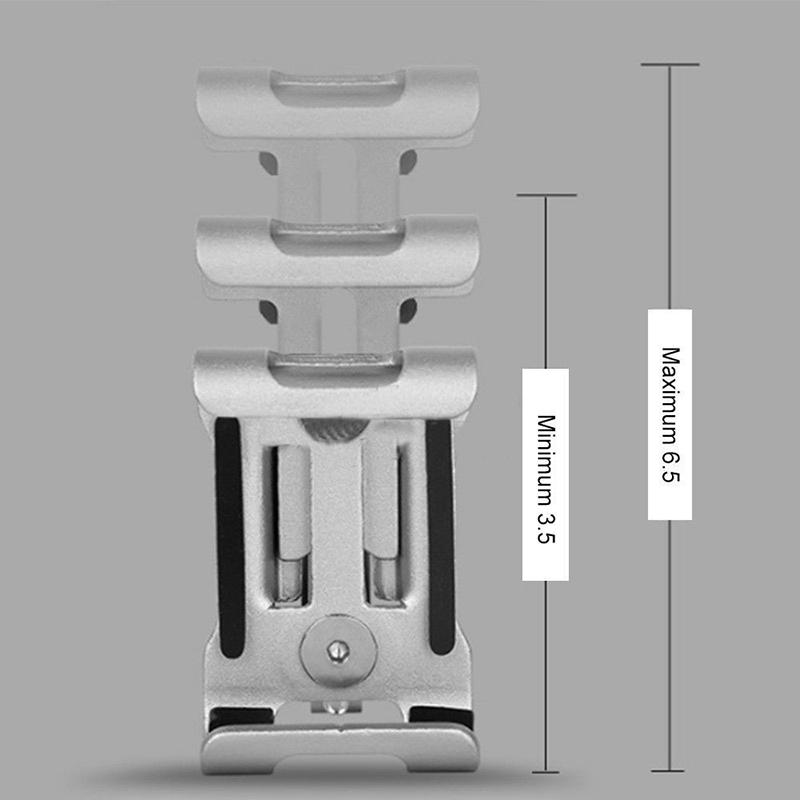 360 Rotate Metal Motorcycle Bicycle Phone Holder Aluminum Alloy Anti-Slip Bracket Support Gps Clip Bike Phone Stand For Iphone