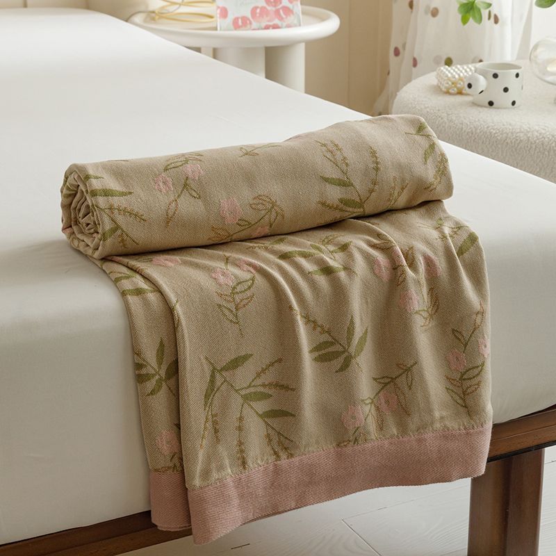 Summer Bamboo Fiber Towel Blanket Ice Silk Bamboo Cotton Cool Cooling Throw Summer Nap Cover Towel
