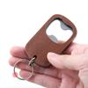 1Pcs Wood Stainless Steel Beer Bottle Opener Baptism Gift Wedding Party Guest Keychain Opener
