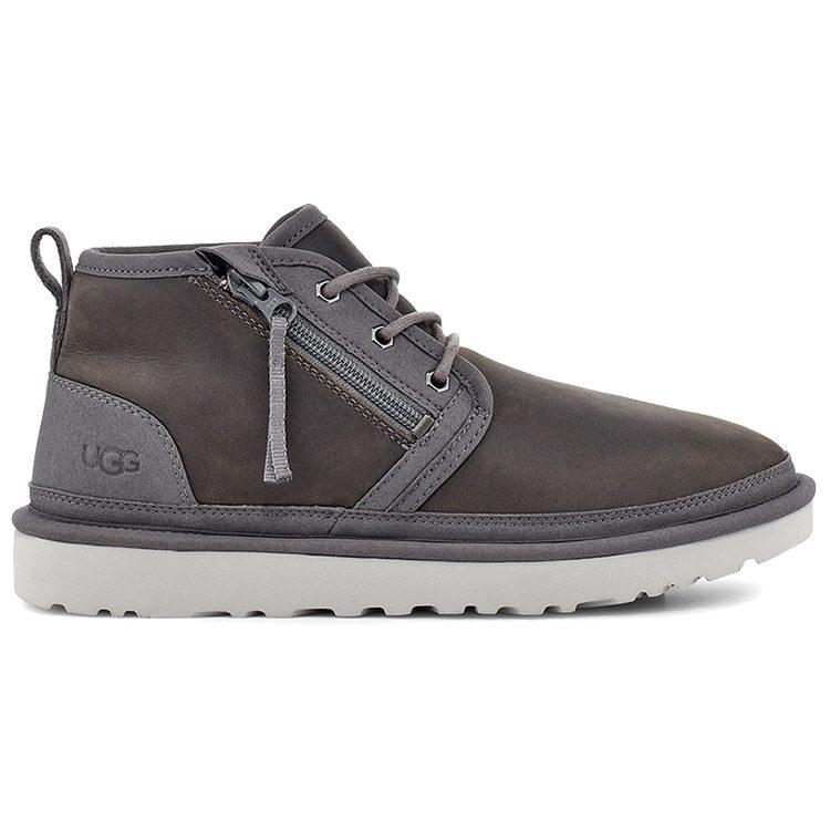 UGG Neumel Zip Fleece Lined Gray 1103883-DGRY