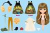 Blythe Dear Forest Deer Doll and (ABS, PVC, PP, PVDC)