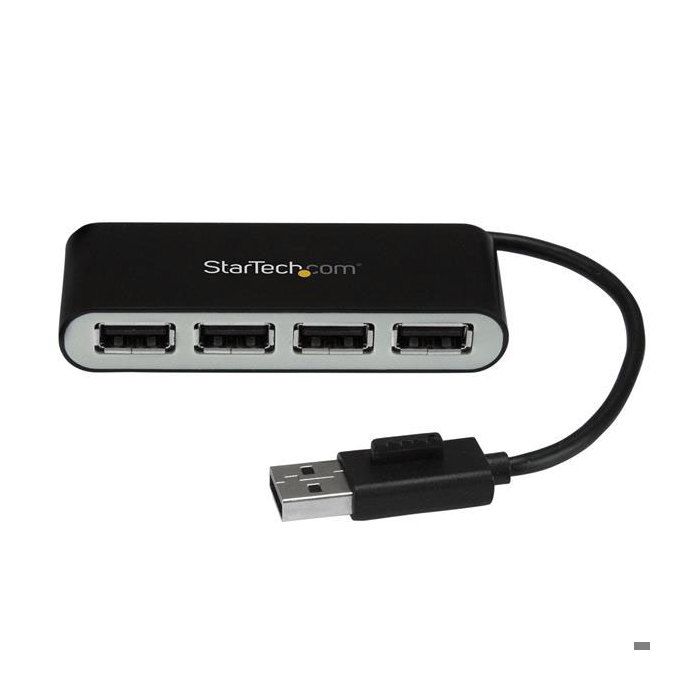 Hub USB 2.0 - STARTECH.COM - ST4200MINI2 - 4 Ports - Câble Intégré - Compact Et Léger