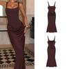 Spaghetti Strap Lace-up Waist-cinching Bodycon Dress for Women
