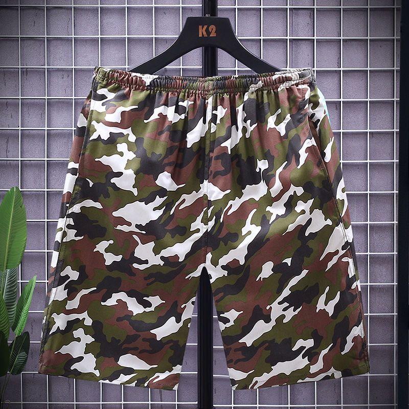 Men's Summer Beach Shorts Men's Cropped Shorts Plus Size Mid Length Shorts Casual Shorts Quick Drying Pants