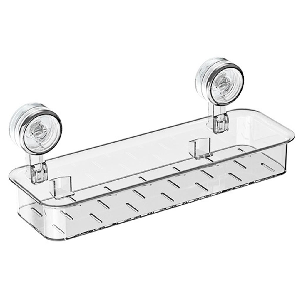 Wall Mounted Shower Caddy No Drilling Shower Organizer Suction Cup Bathroom Organizer for Bathroom Storage & Home Decor