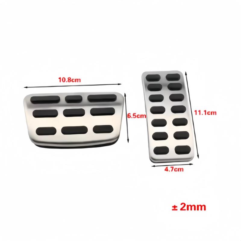 

Car Fuel Brake Rest Foot Pedals for Hyundai Ix25 Creta Accent Verna Solaris Sedan 2011-2017 for Kia K2 Rio Soul KX3 Pedal Cover