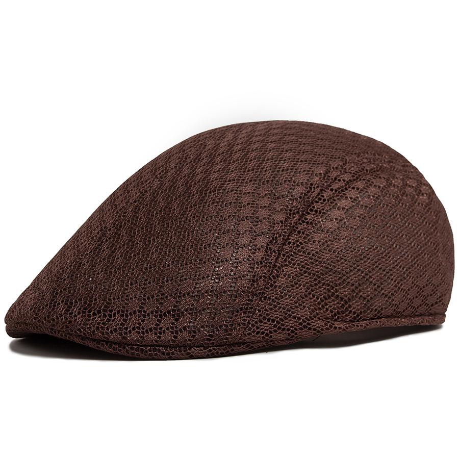 Dames Baret Mode Heren Mesh Pet Casual Effen Baretten Vrouwelijke Zomer Zachte Top Vizier Hoed Voor Mannen 55-59cm Hoofdomtrek Unisex