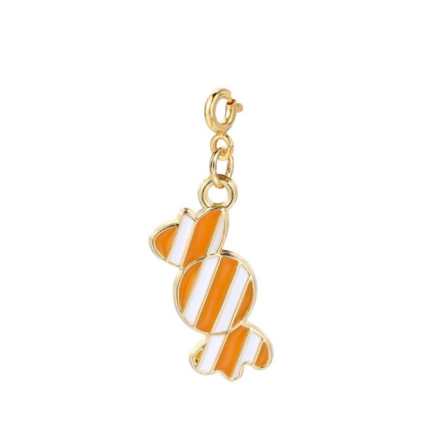 

Trendy Pendant Charm For Women Cute Brithday Gift 3colors Croissant Donuts Jewely Stainless Steel DIY Making Accessories