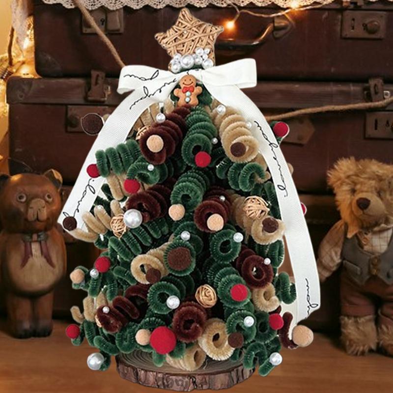 Tabletop Christmas Decor Handmade Decoration With Strong String Loop Holiday Gift Crafts For Friends Lovers Holidays Birthday