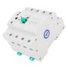 Mini ATS Automatic Manual Transfer Switch 4P 80A Home Generator Dual Auto Selector DIN Rail Mount for PZ30 Distribution