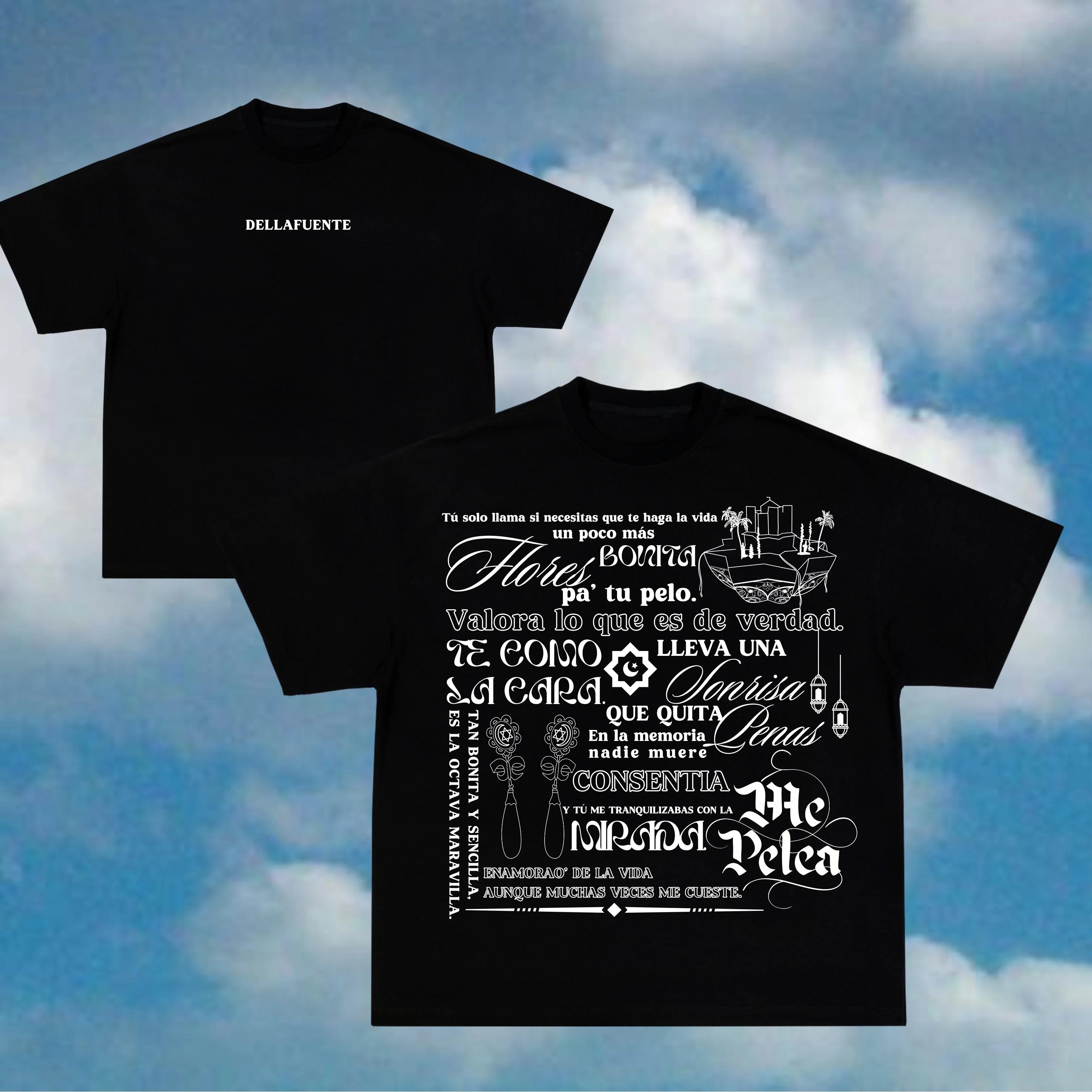 

Rapper Dellafuente Pa Las Penas Dellafuente Pa Las Alegrías Print Tshirt Men Women Summer New Oneck Cotton Fashion Oversize Tee S