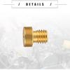 Motoforti Universal Motorcycle Carburetor Jets Main Jets Nozzles, M5x0.8 95 98 100 102 105 108 110 112 115 120 125 130 135 140 145 150, Metal, Gold