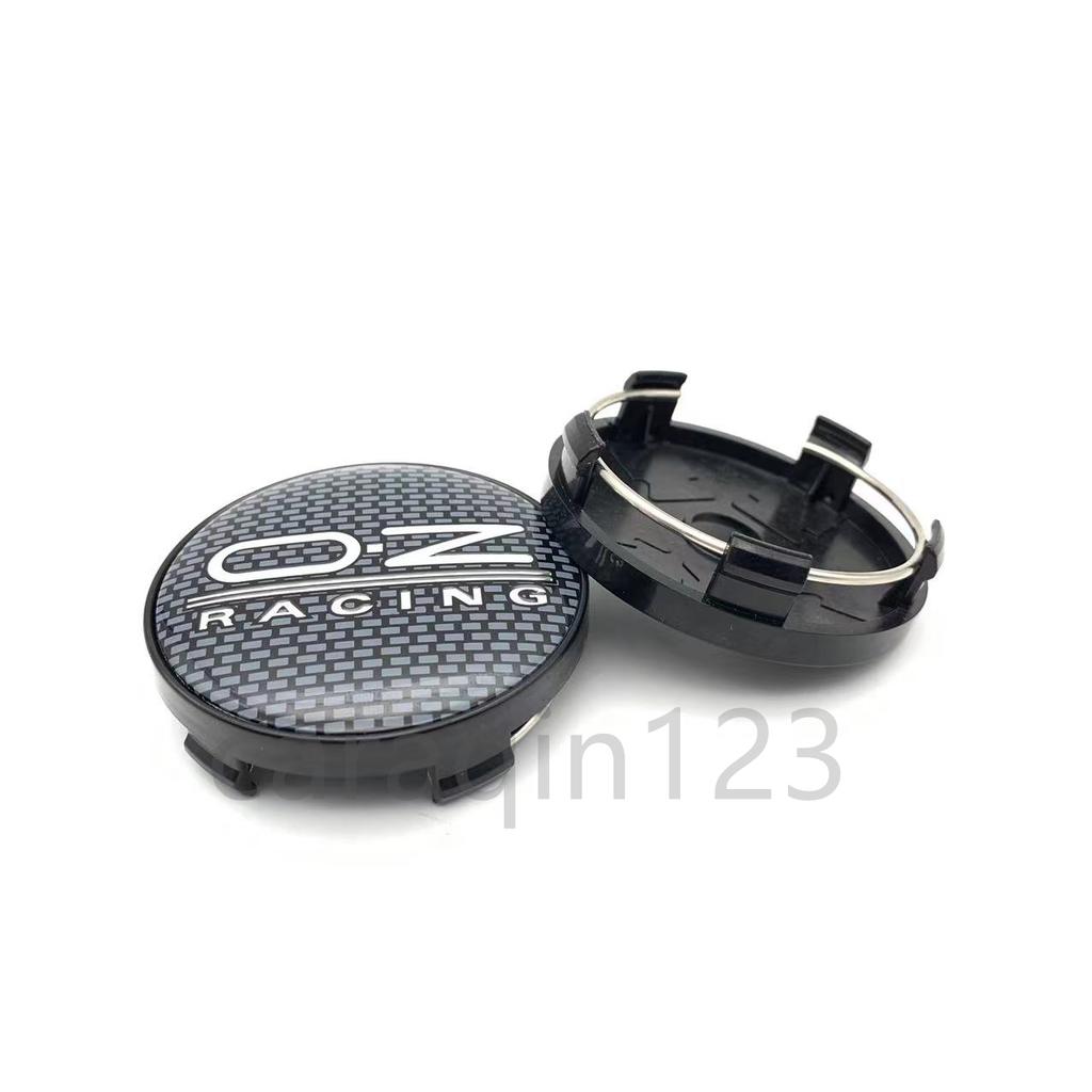 4 ΤΕΜΑΧΙΑ 60mm OZ Racing Καλύμματα Κέντρου Τροχού Αυτοκινήτου Σήμα Εμβλήματος Λογότυπο Τροχού Ετικέτα Αξεσουάρ Στυλ Αυτοκινήτου