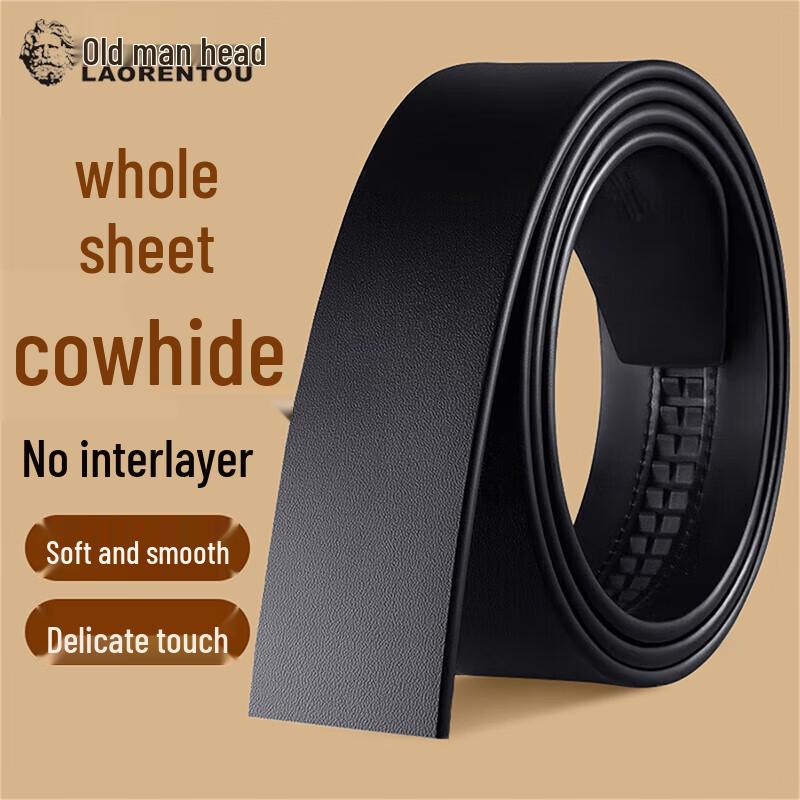 

Мужской кожаный ремень LAORENTOU с автоматической пряжкой Adjustable 115-125cm