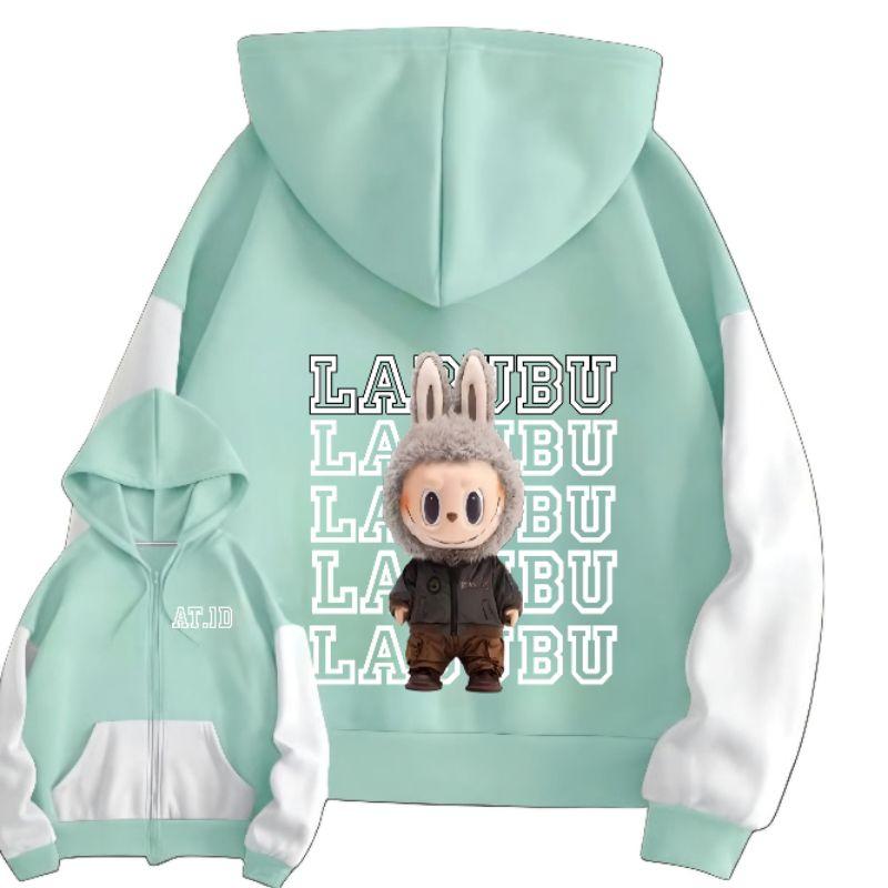 Latest Labubu Zipper Hoodie Sweater for Boys and Girls Ages 3-12