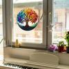Creative Life Tree Balcony Glass Window Home Beautification Decoration Static Window Stickers