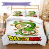 Shenron Pattern Bedding,Quilt Set Quilt Cover Pillowcase Home Birthday Gift (1 * Duvet Cover + 2 * Pillowcase, Without Core)