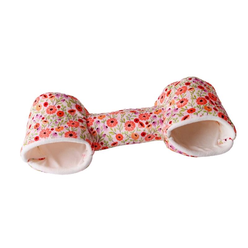

Hamster Tube Shelter Rabbits Toy Soft Tunnel House for Hamster for Guinea Pigs, Gerbils Tunnel Toy Bed