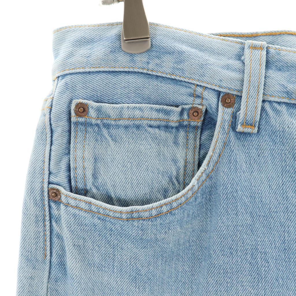 Levi's 90s Made in USA Old Straight denim pants W33 Blue 501 Men's Used