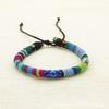 Colorful Bohemian Ethnic Hand-Woven Bracelet: Versatile Surfer Style for Teenagers
