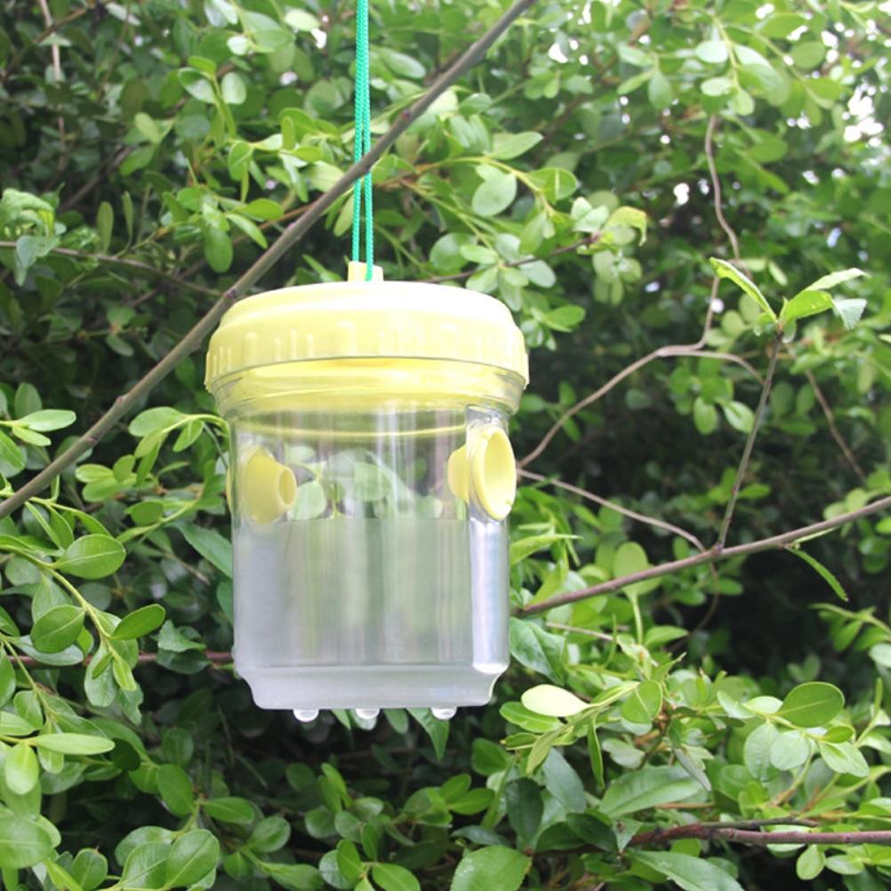 Wasp Trap Hanging Wasp Cather Wasp Killer Reusable Bee Trap Catcher for Wasps Hornets Insects Fruit