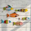 Nautical Style Fish Wall Art Colorful To Your Walls Set Durable Fish Ornaments  Wall Decoration