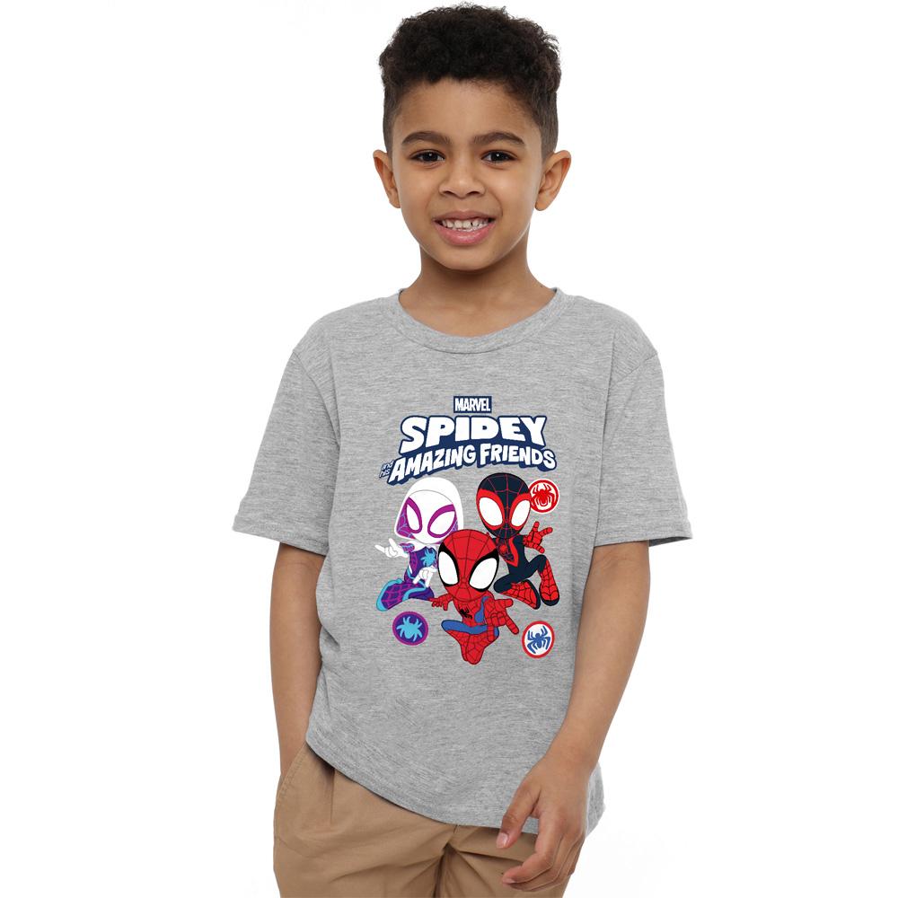 Spidey And His Amazing Friends Childrens/Kids Group Shot T-Shirt