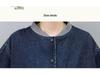 Women's Spring Denim Jacket 2025 - Loose Plus Size Baseball Style