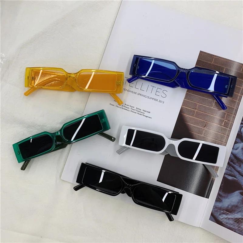 Luxury Rectangular Stylish Sunglasses Man Street Style Timeless Designer Black Shades Sun Glasses Small Frame Personality UV400 Protection Eye Wear